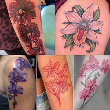Tattoo of an Orchid