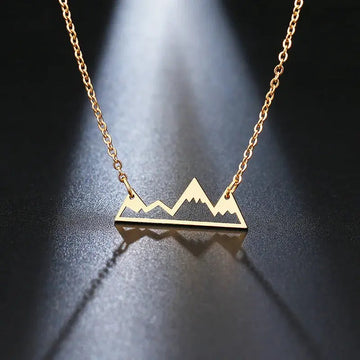 Minimalist Mountain Top Necklace Dukes Boys
