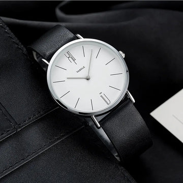 Luxury Men's Leather Quartz Watch Dukes Boys