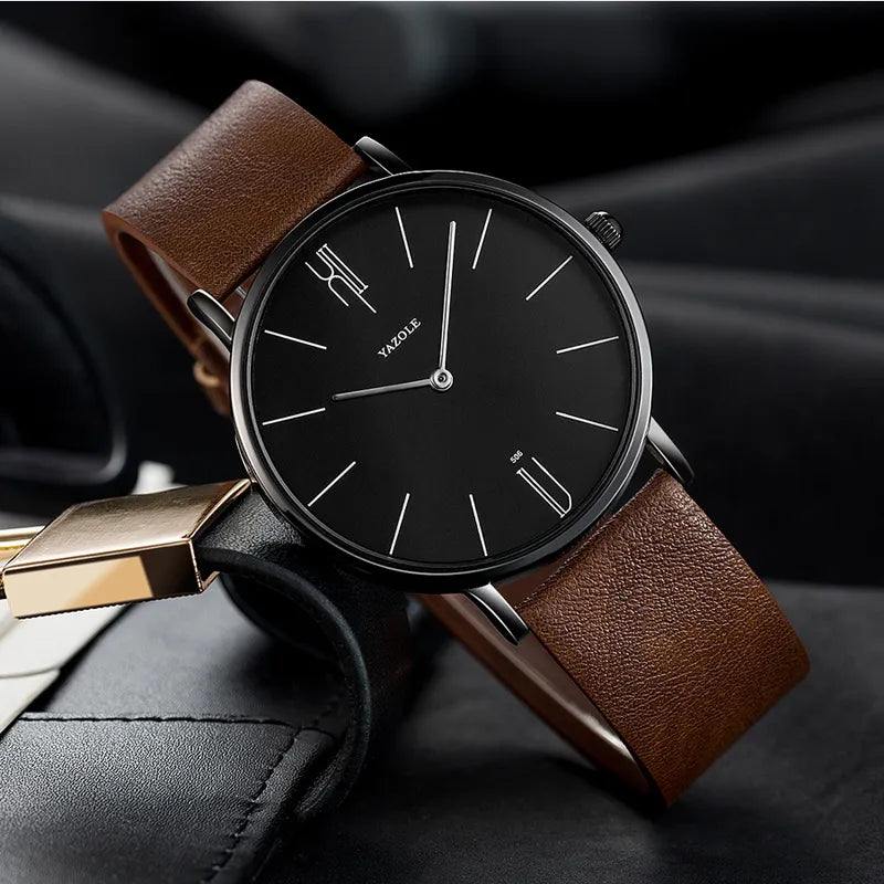 Genuine Leather Military Sports Watch Dukes Boys