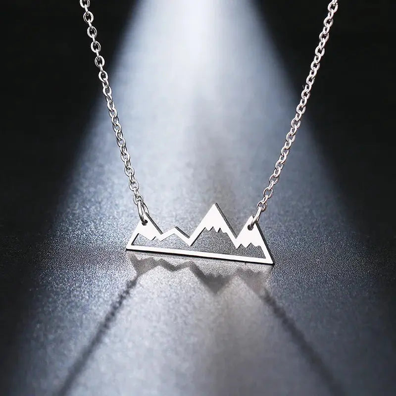 Minimalist Mountain Top Necklace Dukes Boys