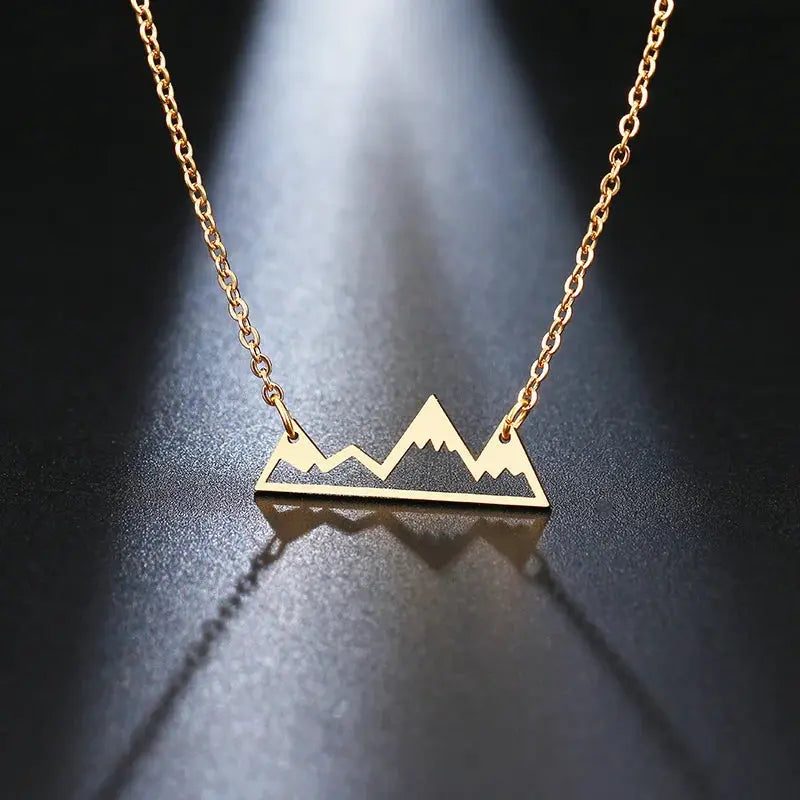 Minimalist Mountain Top Necklace Dukes Boys
