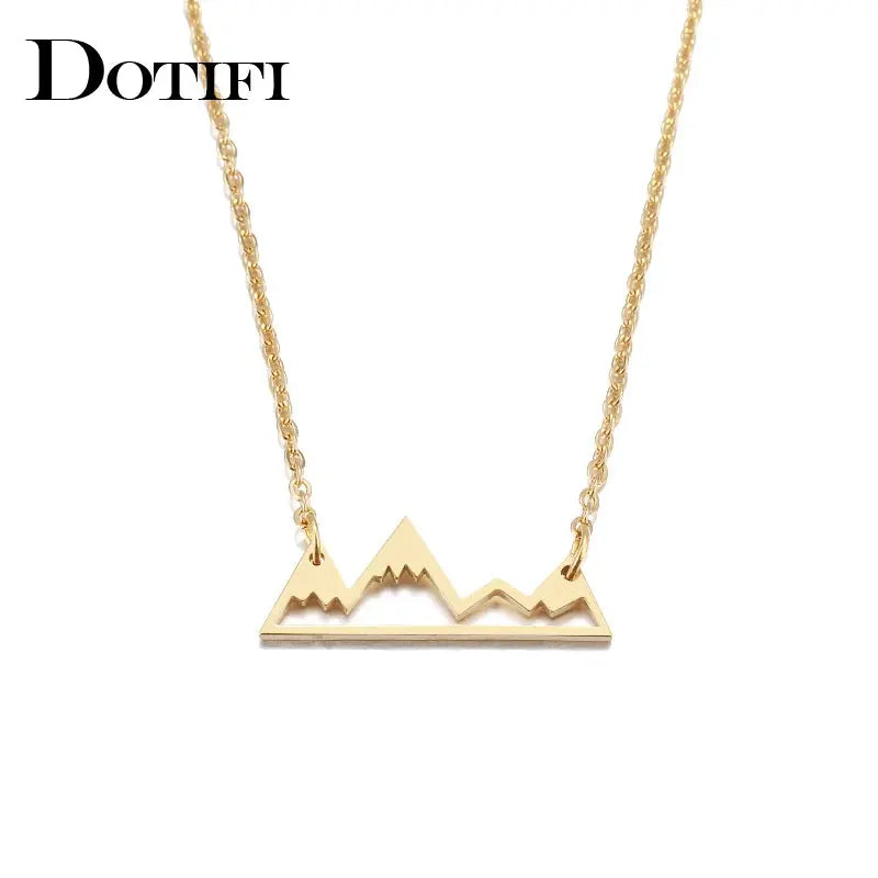 Minimalist Mountain Top Necklace Dukes Boys