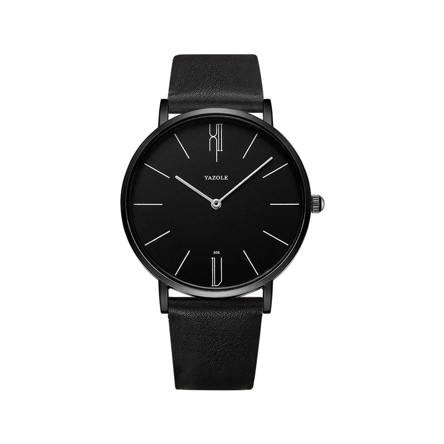 Luxury Men's Leather Quartz Watch Dukes Boys